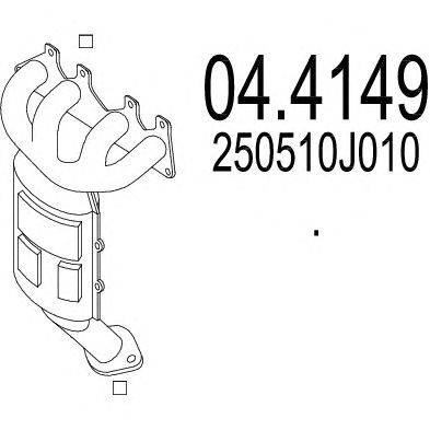 Катализатор MTS 04.4149