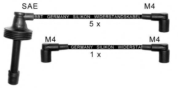 Комплект проводов зажигания BBT ZK159