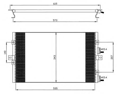 Конденсатор, кондиционер NRF 35570