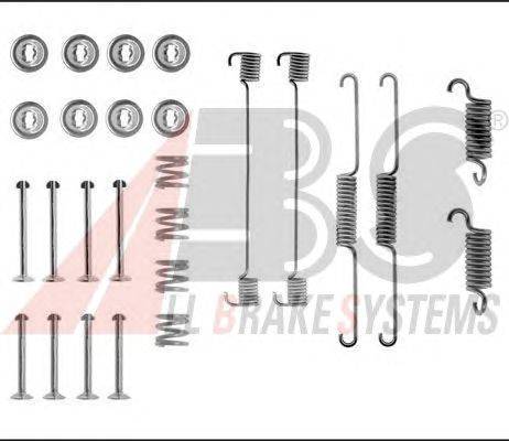 Комплектующие, тормозная колодка A.B.S. 0514Q