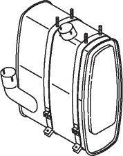 Средний / конечный глушитель ОГ DINEX 50485