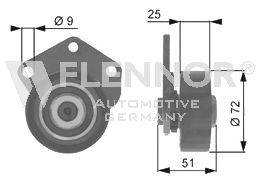 Натяжной ролик, поликлиновой  ремень FLENNOR FS25997