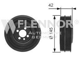 Ременный шкив, коленчатый вал FLENNOR FVD99553