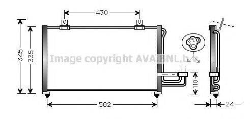 Конденсатор, кондиционер AVA QUALITY COOLING KA5012