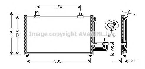 Конденсатор, кондиционер AVA QUALITY COOLING KA5032