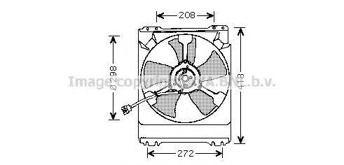 Вентилятор, охлаждение двигателя AVA QUALITY COOLING SU7501