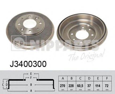 Тормозной барабан NIPPARTS J3400300