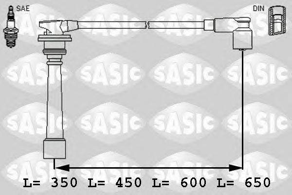 Комплект проводов зажигания SASIC 9286015