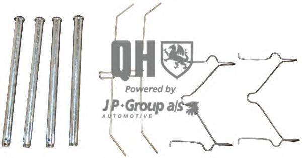 Комплектующие, колодки дискового тормоза JP GROUP BFK795