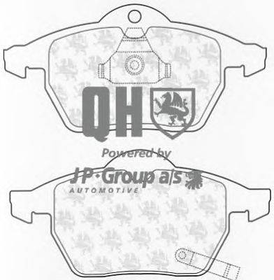 Комплект тормозных колодок, дисковый тормоз JP GROUP BP1023