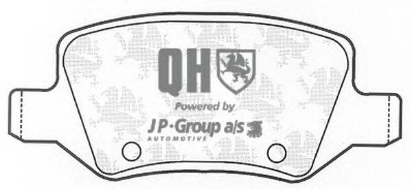 Комплект тормозных колодок, дисковый тормоз JP GROUP BP1249