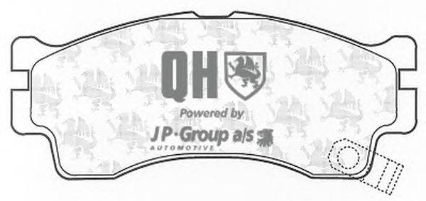 Комплект тормозных колодок, дисковый тормоз JP GROUP BP1312