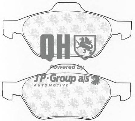 Комплект тормозных колодок, дисковый тормоз JP GROUP BP1319