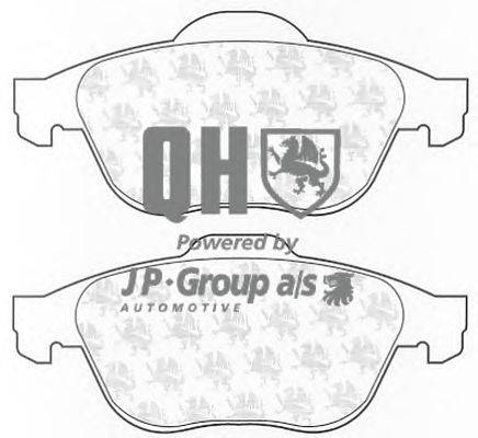 Комплект тормозных колодок, дисковый тормоз JP GROUP BP1320