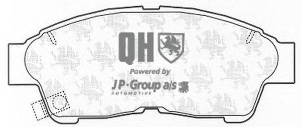 Комплект тормозных колодок, дисковый тормоз JP GROUP BP742