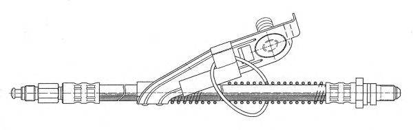 Тормозной шланг KAWE 511636