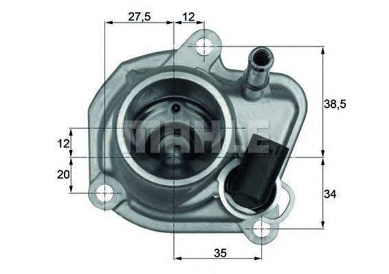 Термостат, охлаждающая жидкость MAHLE ORIGINAL TI 29 87