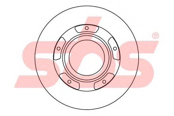 Тормозной диск sbs 1815202579