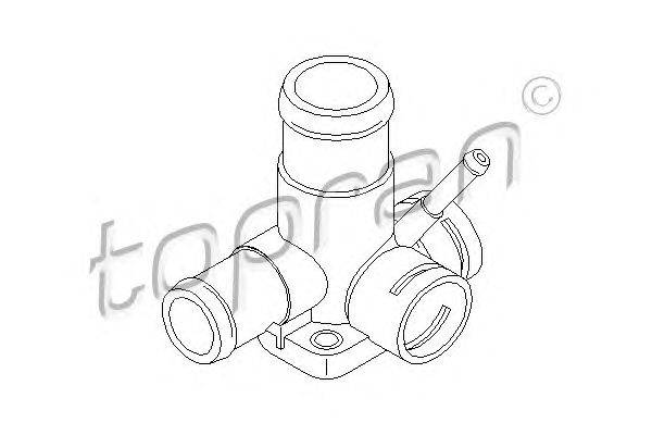 Фланец охлаждающей жидкости TOPRAN 107327