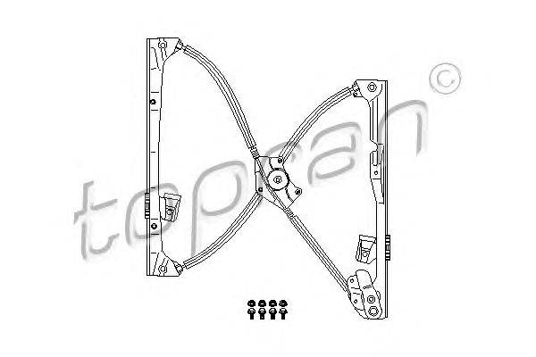Подъемное устройство для окон TOPRAN 111271