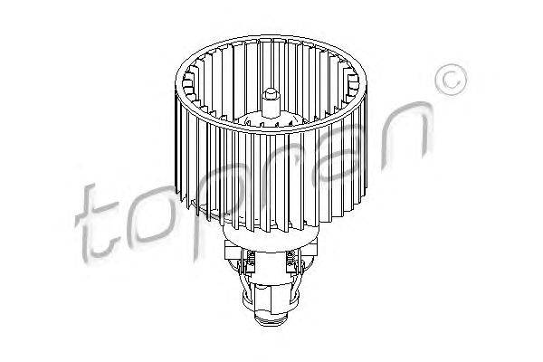 Электродвигатель, вентиляция салона TOPRAN 111354