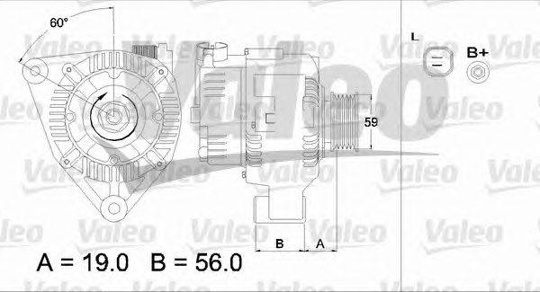 Генератор VALEO 437343