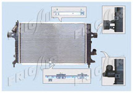 Радиатор, охлаждение двигателя FRIGAIR 0107.3090