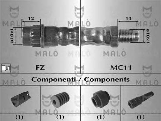 Тормозной шланг MALÒ 81032