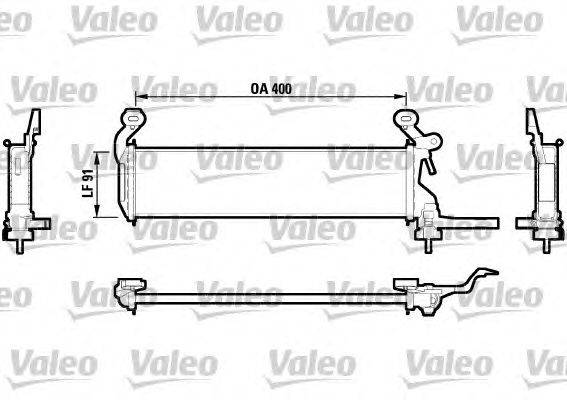 Радиатор, охлаждение двигателя VALEO 732604