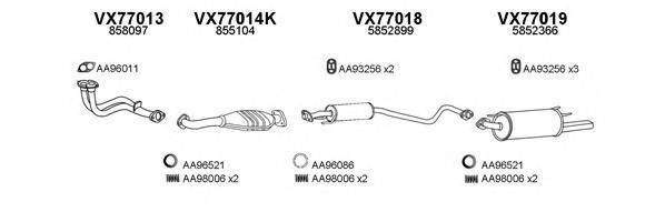 Система выпуска ОГ VENEPORTE 400481