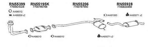 Система выпуска ОГ VENEPORTE 550036