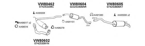 Система выпуска ОГ VENEPORTE 800582