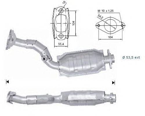 Катализатор MAGNAFLOW 65607