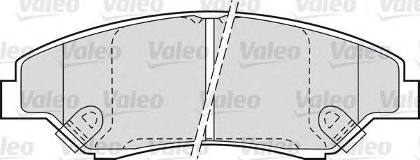 Комплект тормозных колодок, дисковый тормоз VALEO 23442
