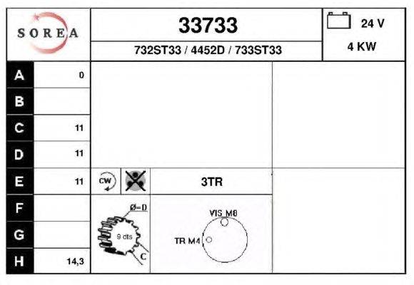 Стартер EAI 33733