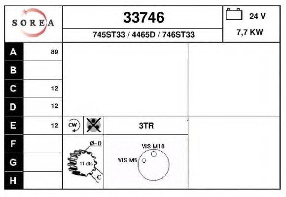 Стартер EAI 33746