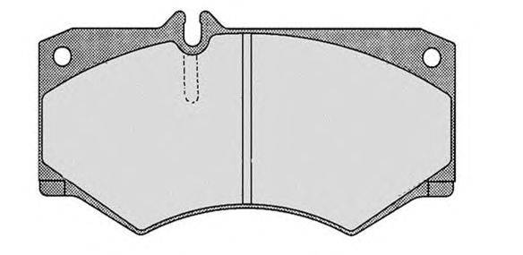 Комплект тормозных колодок, дисковый тормоз RAICAM 198.9