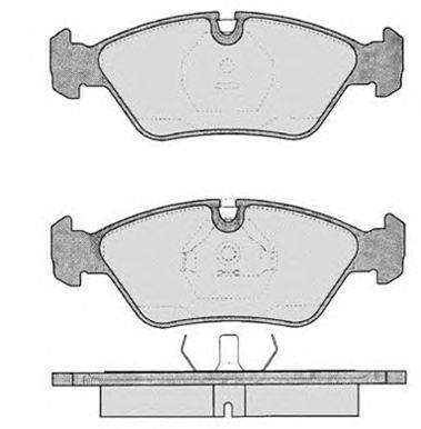 Комплект тормозных колодок, дисковый тормоз RAICAM 20757
