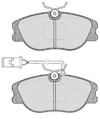 Комплект тормозных колодок, дисковый тормоз RAICAM 1.352.0