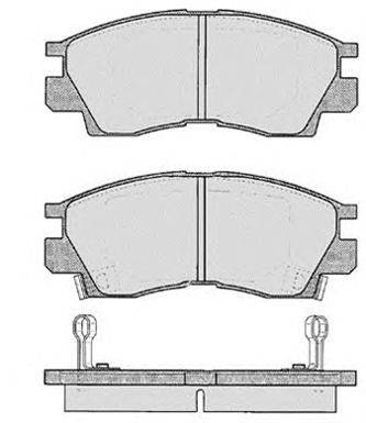 Комплект тормозных колодок, дисковый тормоз RAICAM 493.0