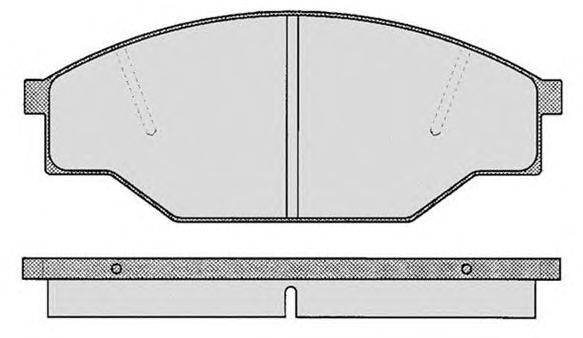 Комплект тормозных колодок, дисковый тормоз RAICAM 15760