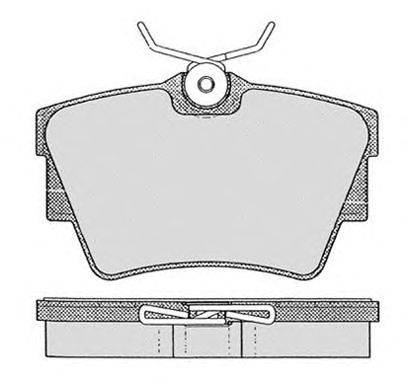 Комплект тормозных колодок, дисковый тормоз RAICAM 6902