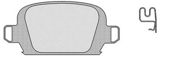 Комплект тормозных колодок, дисковый тормоз RAICAM 713.0