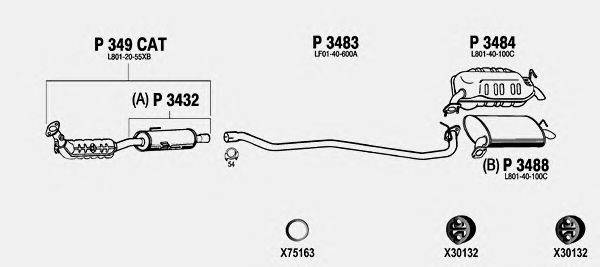 Система выпуска ОГ FENNO MA608