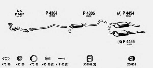 Система выпуска ОГ FENNO OP102