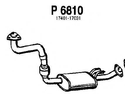 Труба выхлопного газа FENNO 6810