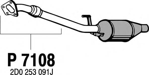 Труба выхлопного газа MTS 10225