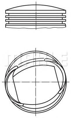 Поршень PERFECT CIRCLE 56 06418 0