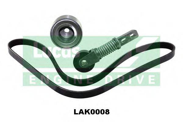 Поликлиновой ременный комплект LUCAS ENGINE DRIVE LAK0008