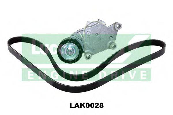 Поликлиновой ременный комплект LUCAS ENGINE DRIVE LA0028